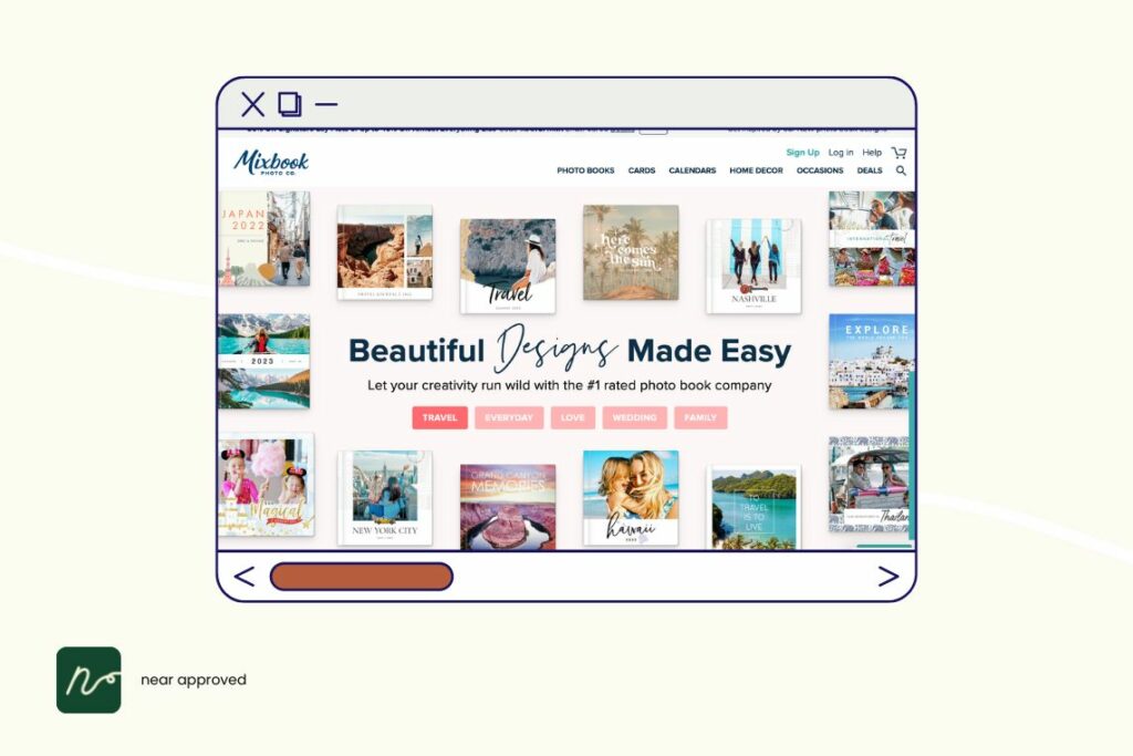 Mixbook website